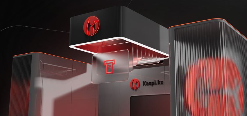 Kaspi 3DOOH Стенд